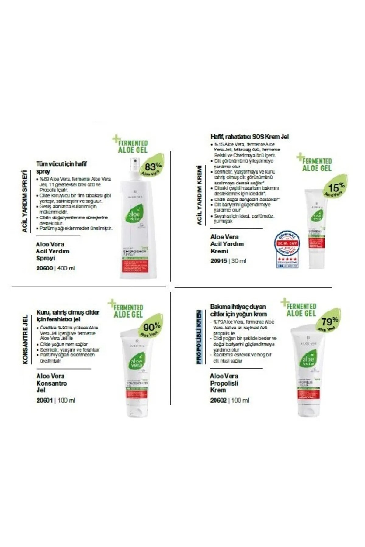LR Fermente Aloe Via Aloe Vera Special Care Box ( Acil Durum Seti)ilkyardım Spreyi 150ml Dir - Görsel 2
