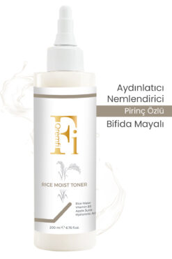 Qremfi Rice Moist Aydınlatıcı, Yenileyici ve Nemlendirici Pirinç Suyu & Bifida Mayalı Tonik 200 ml