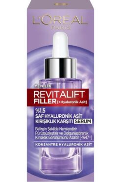 L'Oreal Paris Hyaluronik Asit Kırışıklık Karşıtı Dolgunlaştırıcı Serum - Revitalift Filler %1.5 Saf 30 ml