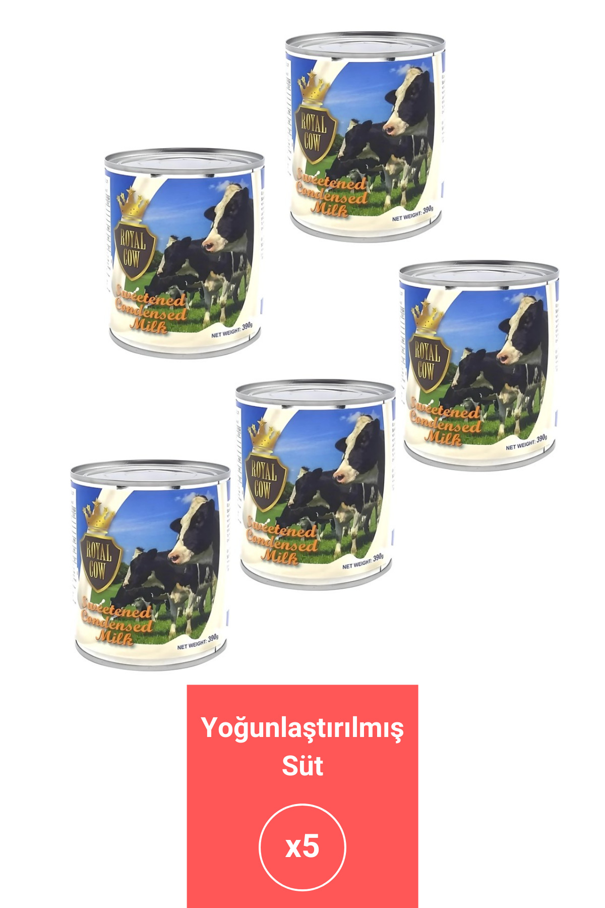 Royal Cow Sweetened Condensed Milk Adet 5