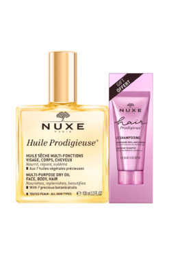 Nuxe Çok Amaçlı Kuru Yağ (Yüz, Vücut, Saç) 100 ml + Hair Şampuan 30 Ml Hediyeli