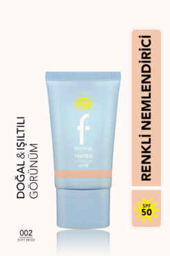 Flormar Sun Lovers Nemlendirici Etkili & Doğal Bitişli Renkli Güneş Koruyucu Spf50-002 Soft Beıge