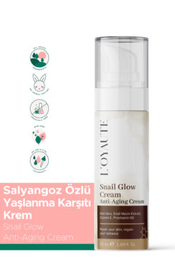 LOYAUTE Salyangoz Özlü Yaşlanma Karşıtı Krem Snail Glow Anti-Aging Cream 50 ml