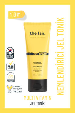 the fair. Tüm Cilt Tipleri Için Yeni Nesil Nemlendirici Multi Vitamin Jel Tonik 100 ml