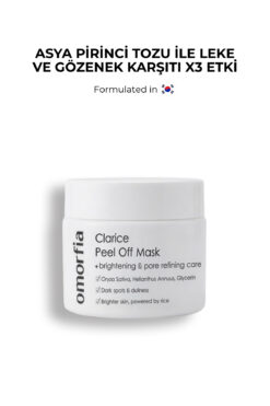 OMORFİA Pirinç Özlü Beyazlatıcı Leke Ve Gözenek Karşıtı Aydınlatıcı Peeling Maske 100 ml