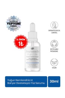Jeuvenile Hyaluronik Asit %2 Serum – Yoğun Nem & Dolgunluk, Provitamin B5 & Vitamin B3 İçerikli