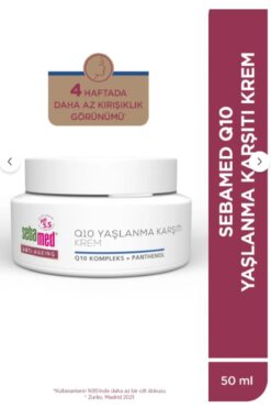 Sebamed Q10 ve Hyaluronik Asit İçerikli Yaşlanma ve Kırışıklık Karşıtı Anti-Age Krem 50ml