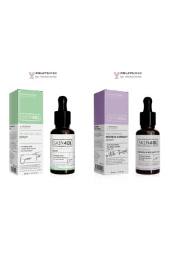 Skin401 Aydınlık Parlaklık Etkili ve Gözenek Görünümü Azaltmaya Yardımcı Serum Set