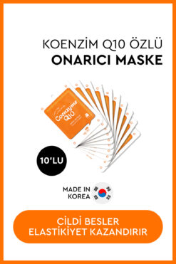 Mjcare On Coenzyme Mask - Koenzim Q10 Içeren Yüz Maskesi 10'lu
