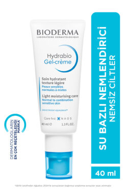 Bioderma Hydrabio Gel-Cream Kuru Cilt Nemlendirici Jel Dokulu Niasinamid E Vitamini İçeren Yüz Kremi 40 ml