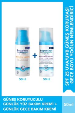 Bepanthol Derma Nemlendirici & Besleyici Spf 25 Günlük Yüz Bakım Kremi 50ml Derma Günlük Yoğun Nemlendirici