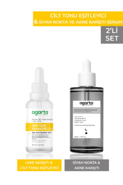 Agarta 2'Li Set Leke Karşıtı Serum 30 Ml & Siyah Nokta Karşıtı Serum 50 Ml