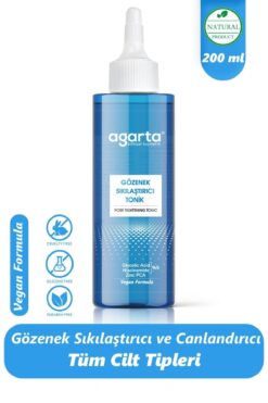 Agarta Gözenek Sıkılaştırıcı Akne Ve Sivilce Karşıtı Tonik (KARMA CİLTLER) Glycolic Acid-zinc Pca 200ml