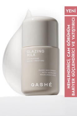 QASHE Cosmetic Cilt Bariyerini Güçlendiren, Yoğun Nemlendirici Glazing Milk Krem 80Ml