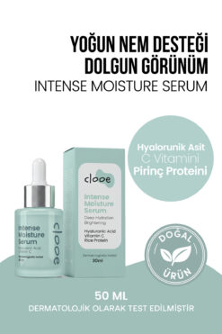 clooe Doğal Yoğun Nem Serumu (30ML) - Gliserin, Hyaluronik Asit C Vitamini