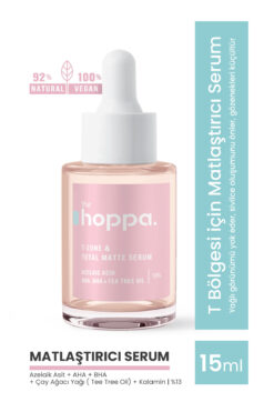 the hoppa. T Bölgesi Için Matlaştırıcı Serum Azelaik Asit Aha Bha Çay Ağacı Yağı ( Tee Tree Oil) | %13