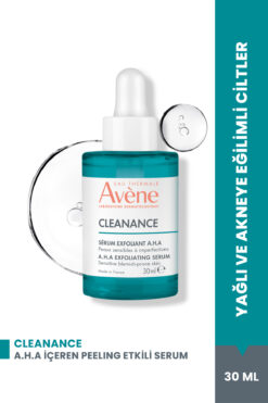Avene Cleanance Peeling Etkili Laktik Asit ve Süksinik Asit İçeren Cilt Kusurları Karşıtı AHA Serum 30 ml