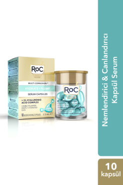 Roc %3 Hyalüronik Asit İçeren Kapsül Serum 10 adet -Yoğun Nemlendirici ve Dolgunlaştırıcı Bakım