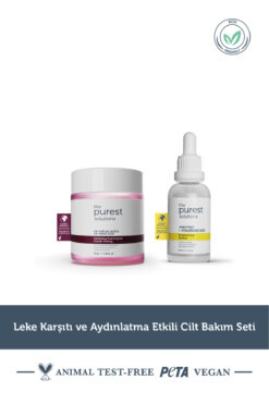 The Purest Solutions Leke karşıtı ve Aydınlatma Etkili Cilt Bakım Seti