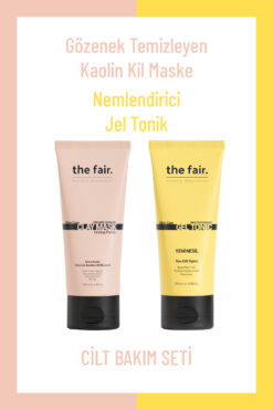 the fair. Gözenek Karşıtı Nem Destekli Bakım Seti Bakım Set Yüz Maskesi 100 ml Ve Jel Tonik 100 ml