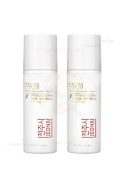 JEONJU 2 ADET Pirinç Mayası Beyazlatıcı Aydınlatıcı Leke Karşıtı Nemlendiri Tonik