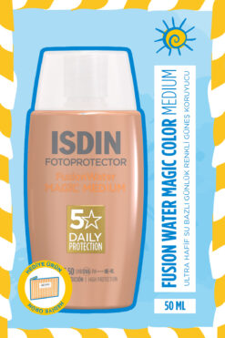 ISDIN Fotoprotector Fusion Water Color Medium Spf 50 50 ml Renkli Su Bazlı Yüz Güneş Kremi