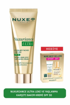 Nuxe Nuxuriance Ultra SPF 30 Leke ve Yaşlanma Karşıtı Yüz Bakım Kremi - Hediye Bakım Kiti