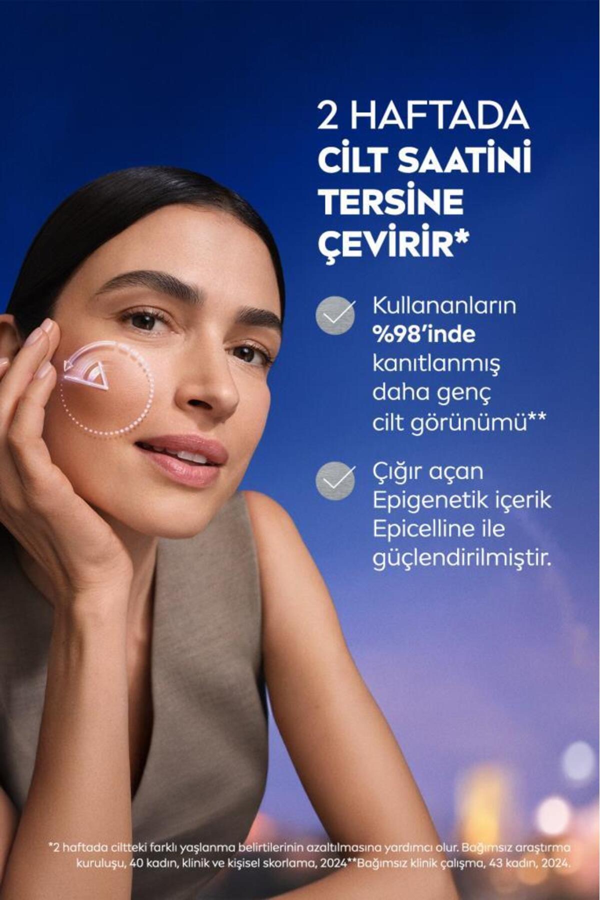 NIVEA Cellular Epigenetics Rejuvenating Yaşlanma Karşıtı Cilt Serumu 30ml,Dolgunlaştırıcı,Hyaluronik Asit - Görsel 2