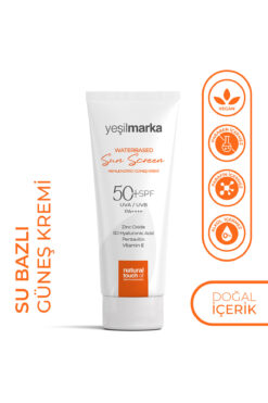 yeşilmarka 50 Faktör (SPF) Su Bazlı Güneş Kremi- Bebek, Çocuk Ve Yetişkinler Için Ideal - Yüksek Koruma