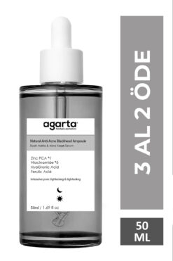 Agarta Natural Anti-Acne Blachead Ampoule Siyah Nokta & Akne Karşıtı Serum 50 ML