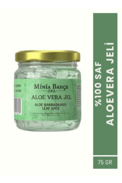 Minia Bahçe Bitki ve Sanat Atölyesi Aloe Vera Jel, %100 Doğal - 75 ml