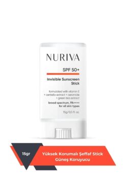 NURIVA Yüksek Korumalı Şeffaf Stick Güneş Koruyucu SPF 50