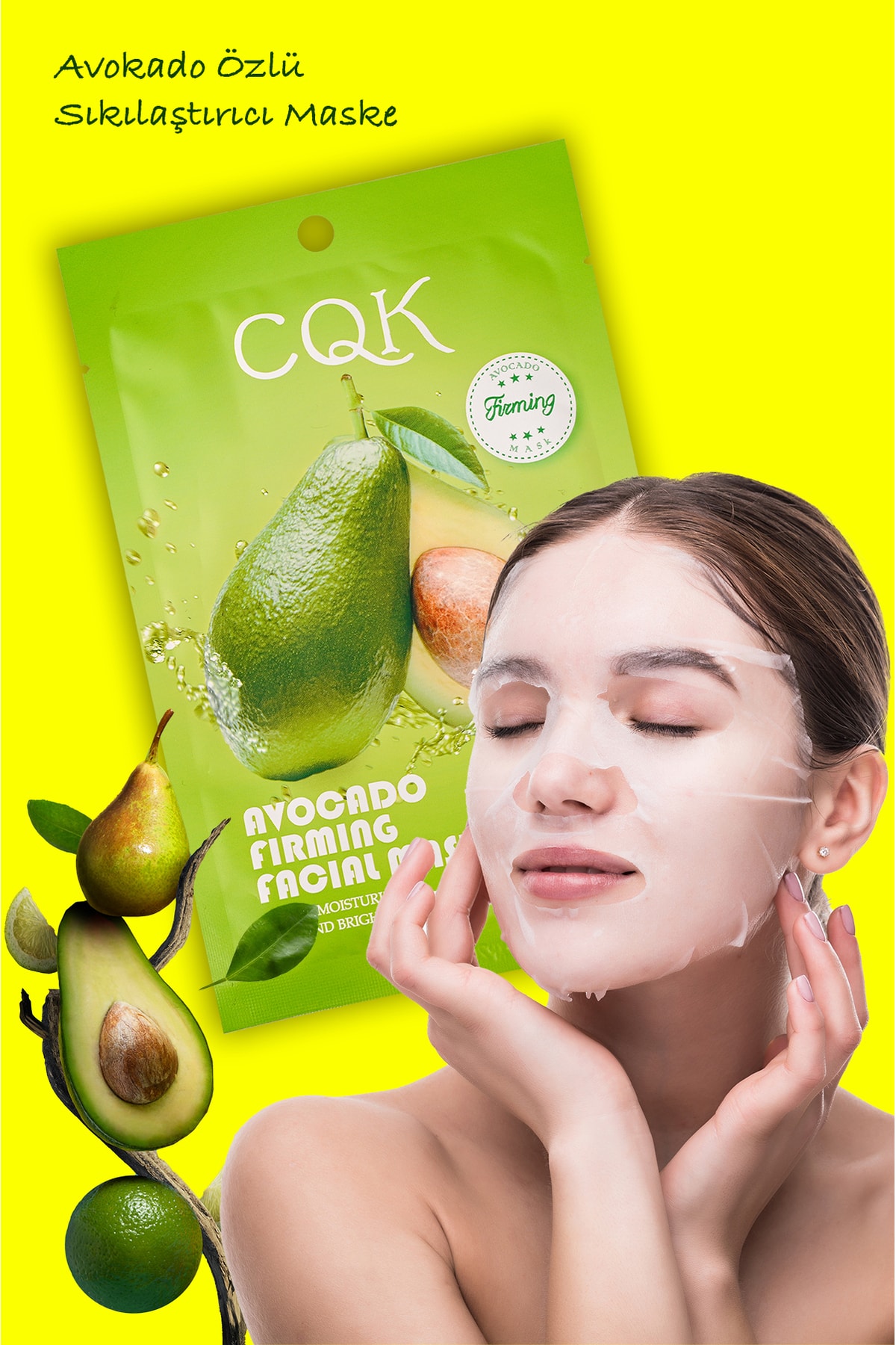 xolo Avokado Avocado Omega3 Sıkılaştırıcı Yüz Bakım Maskesi Meyan Kökü Özü Destekli XLM144