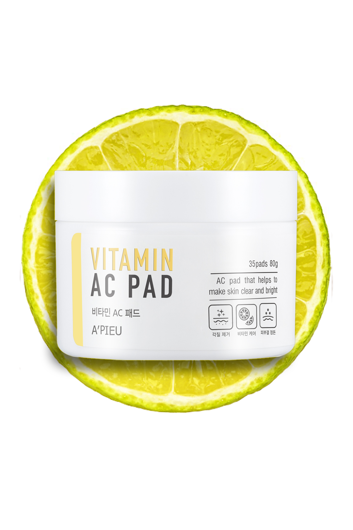 Missha Vitamin İçerikli Canlandırıcı Pürüzsüzleştirici Pamuk Ped (35ad) A'PIEU Vitamin AC Pad