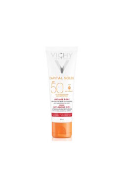 Vichy Capital Soleil Anti Ageing 3 in 1 SPF50 Yaşlanma Karşıtı Yüz Bakım Kremi 50 ml