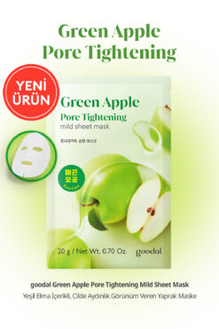 Goodal Yeşil Elma İçerikli Yaprak Maske GOODAL Green Apple Pore Tightening Mild Sheet Mask