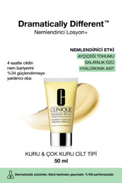Clinique Dramatically Different™ - Çok Kuru/kuru Cilt Tipi Için Nemlendirici Losyon 50ml