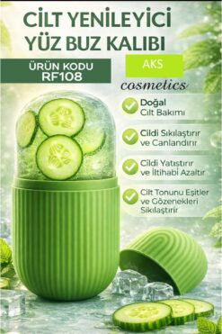 aks kozmetik Göz Torbalarını Giderme Silikon Buz Kalıbı Buz Küpü Yüz, Gözler ve Boyun Masajı Cilt Bakımı,
