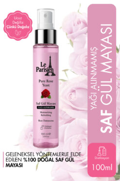 Le Parisien Saf Gül Mayası Gül Suyu %100 Doğal Yağı Alınmamış Pure Rose Yeast Cilt ve Saç Toniği 100 ml