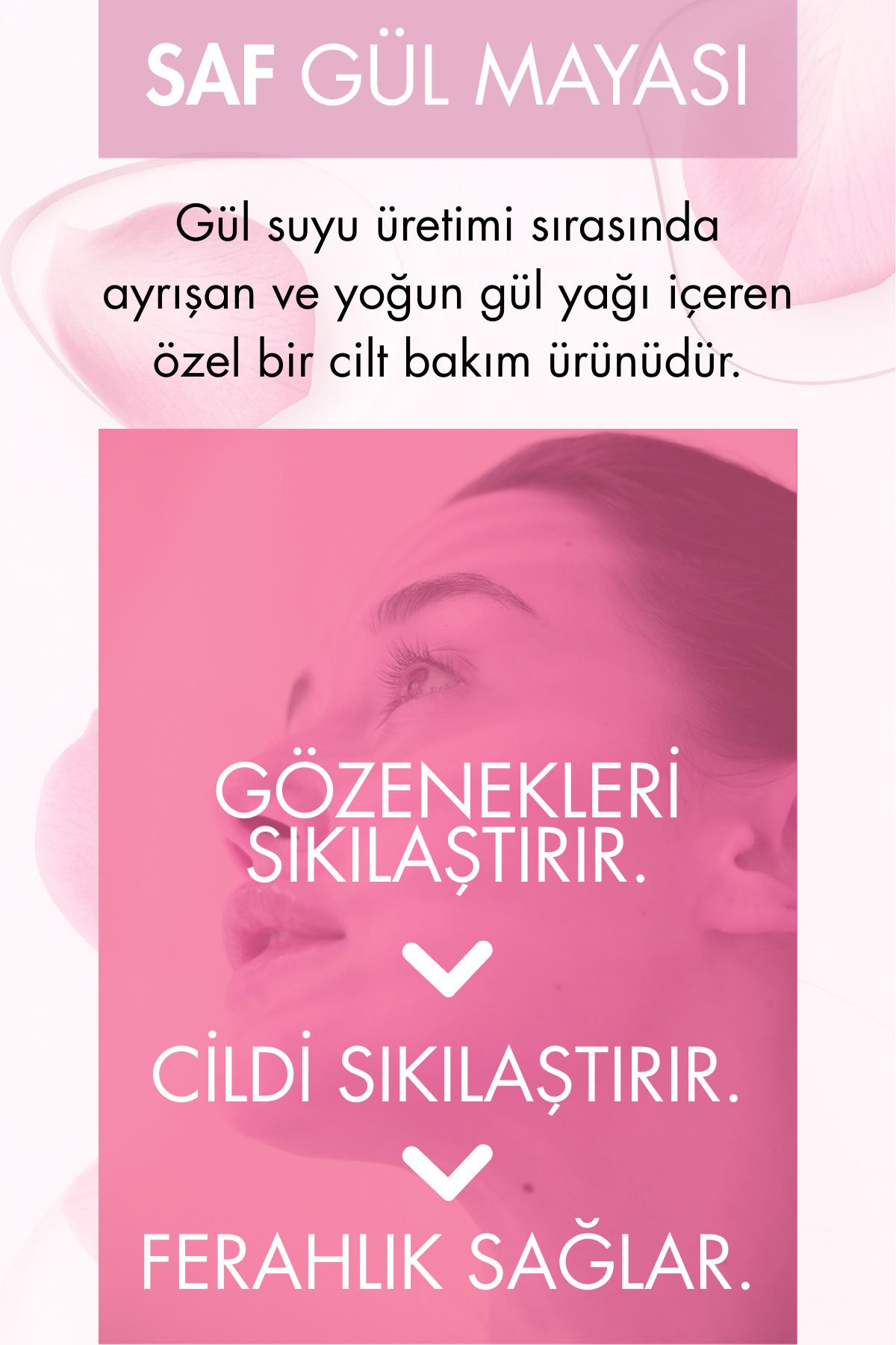 Le Parisien Saf Gül Mayası Gül Suyu %100 Doğal Yağı Alınmamış Pure Rose Yeast Cilt ve Saç Toniği 100 ml - Görsel 2