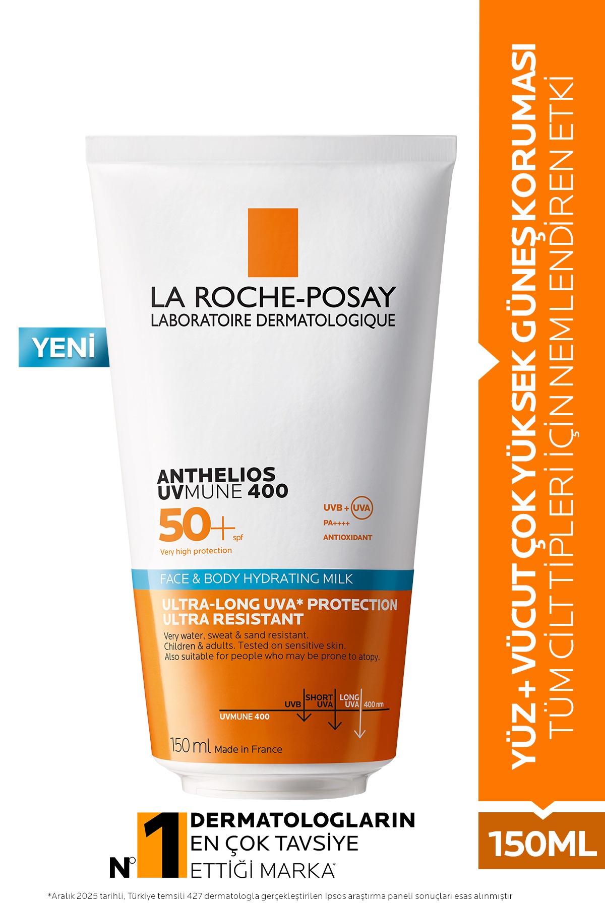 La Roche Posay Anthelios UVMune 400 Face Body Hydrating Milk 150 ml