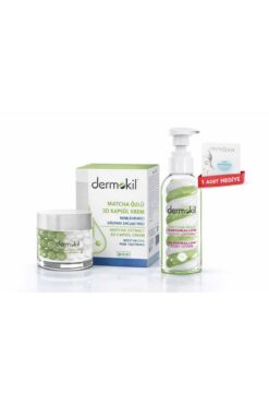 Dermokil Vegan Matcha Özlü Vücut Losyonu 200ml ve Matcha Özlü Nemlendiricili Krem(İnnova Maske Hediye)