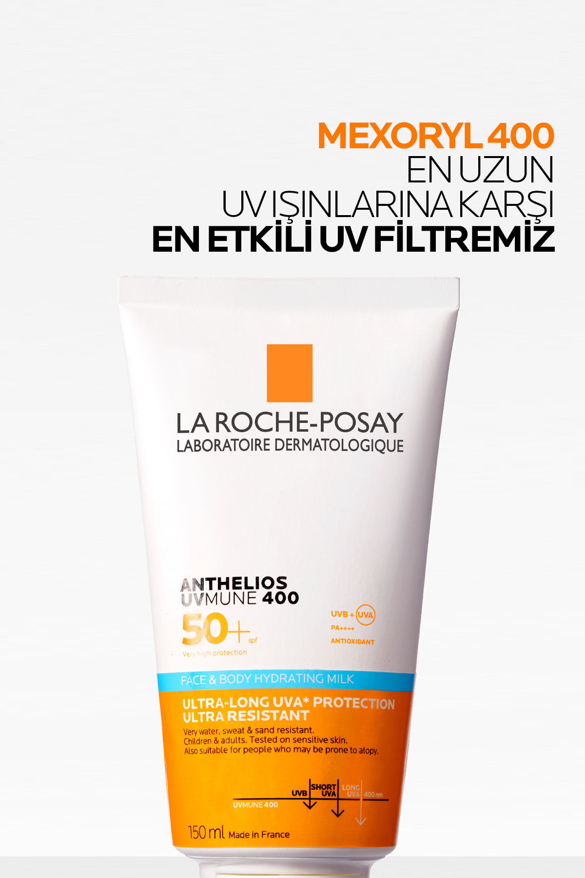 La Roche Posay Anthelios UVMune 400 Face Body Hydrating Milk 150 ml - Görsel 2
