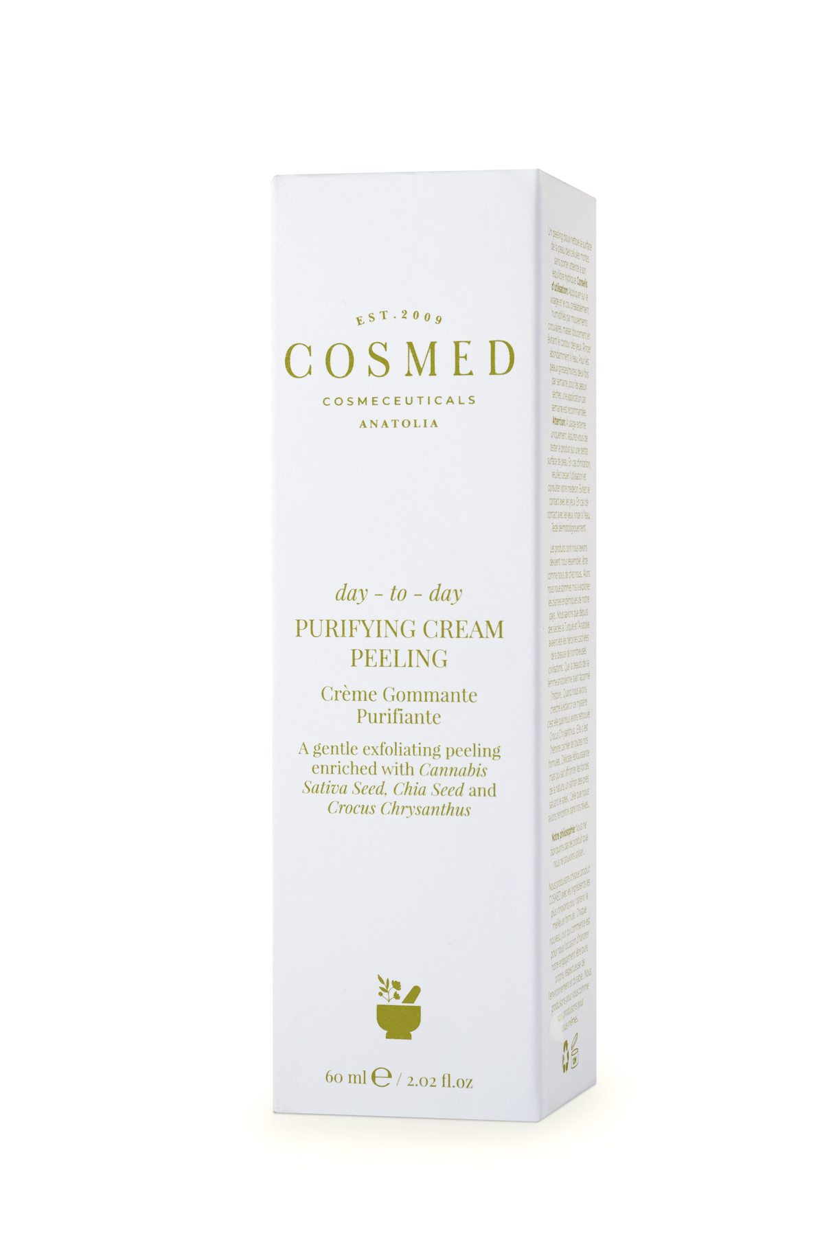 COSMED Arındırıcı, Nemlendirici Etkili İnce Granüllü Peeling /Day to Day PURIFYING CREAM PEELING 60 ML - Görsel 3