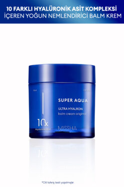 Missha 10 Farklı Hyalüronik Asit İçeren Yoğun Nemlendirici Balm Super Aqua Ultra Hyalron Balm Cream 70ml