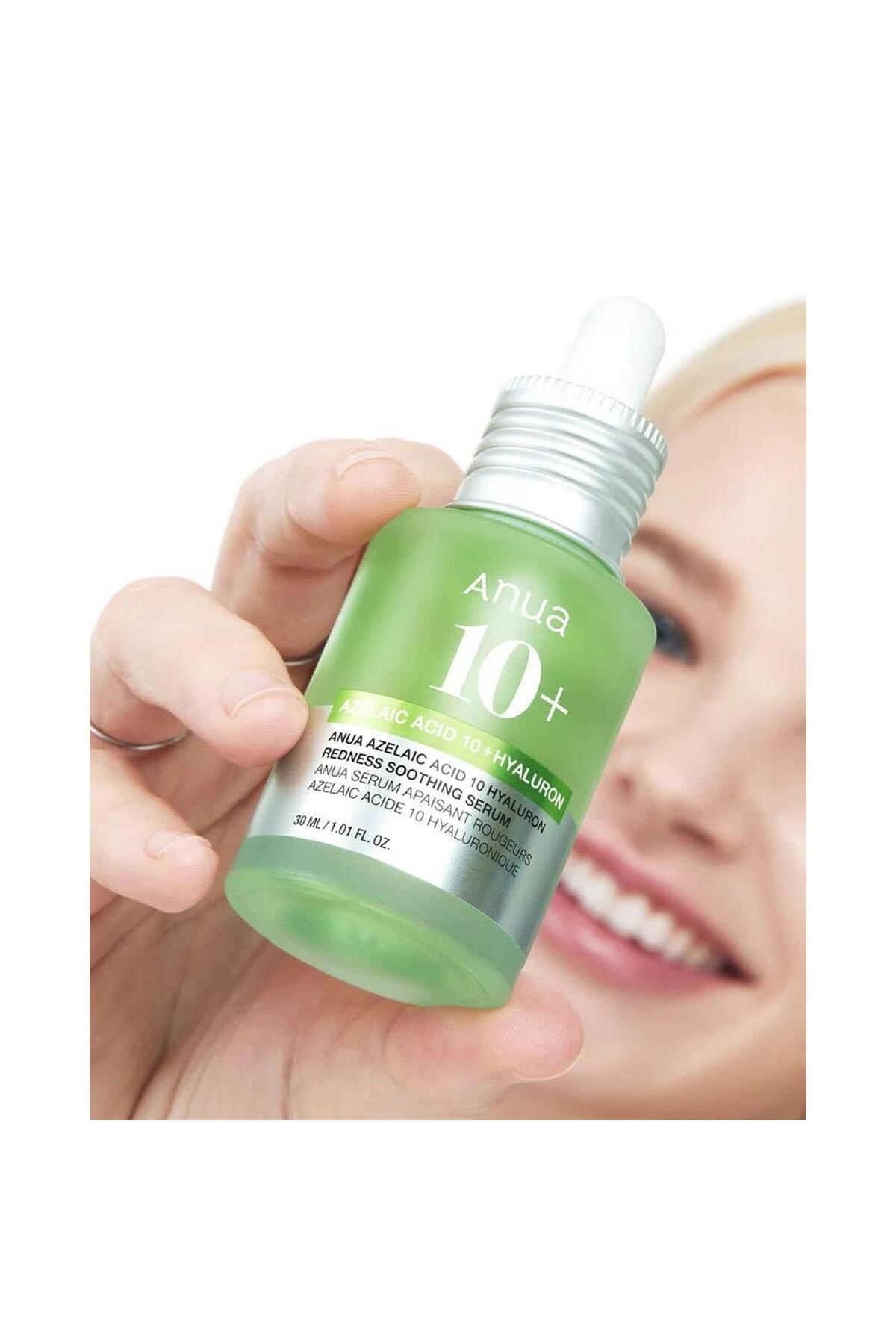 ANUAA Azelaic Acid 10 Hyaluron Redness Soothing Serum - Kızarıklık Karşıtı Azelaik Asit Serum 30ml - Görsel 3