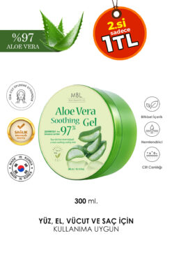 MBL Teresia Nemlendirici Yatıştırıcı %97 Saf Aloe Vera Içeren Soothing Jel 300ml