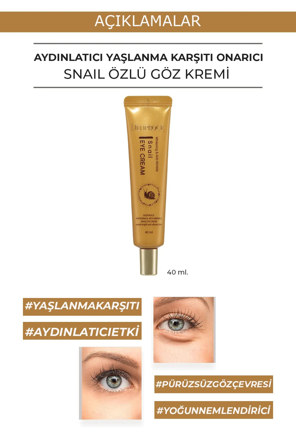 DEOPROCE SALYANGOZ BAŞLANGIÇ SETİ 3 'LÜ - Görsel 3