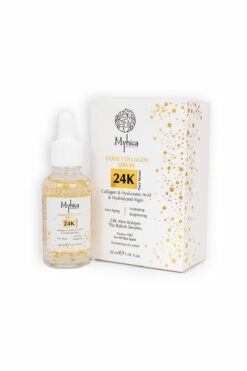 Myhica 24k Altın Parçacıklı Kırışıklık Karşıtı Kolajen Serum 30 Ml