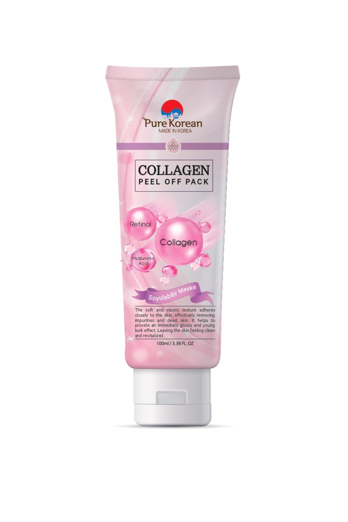 PURE KOREAN Collagen Peel off Mask 100ml